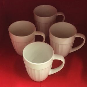 CorningWare French White 12 Oz Mug Set of 4.
